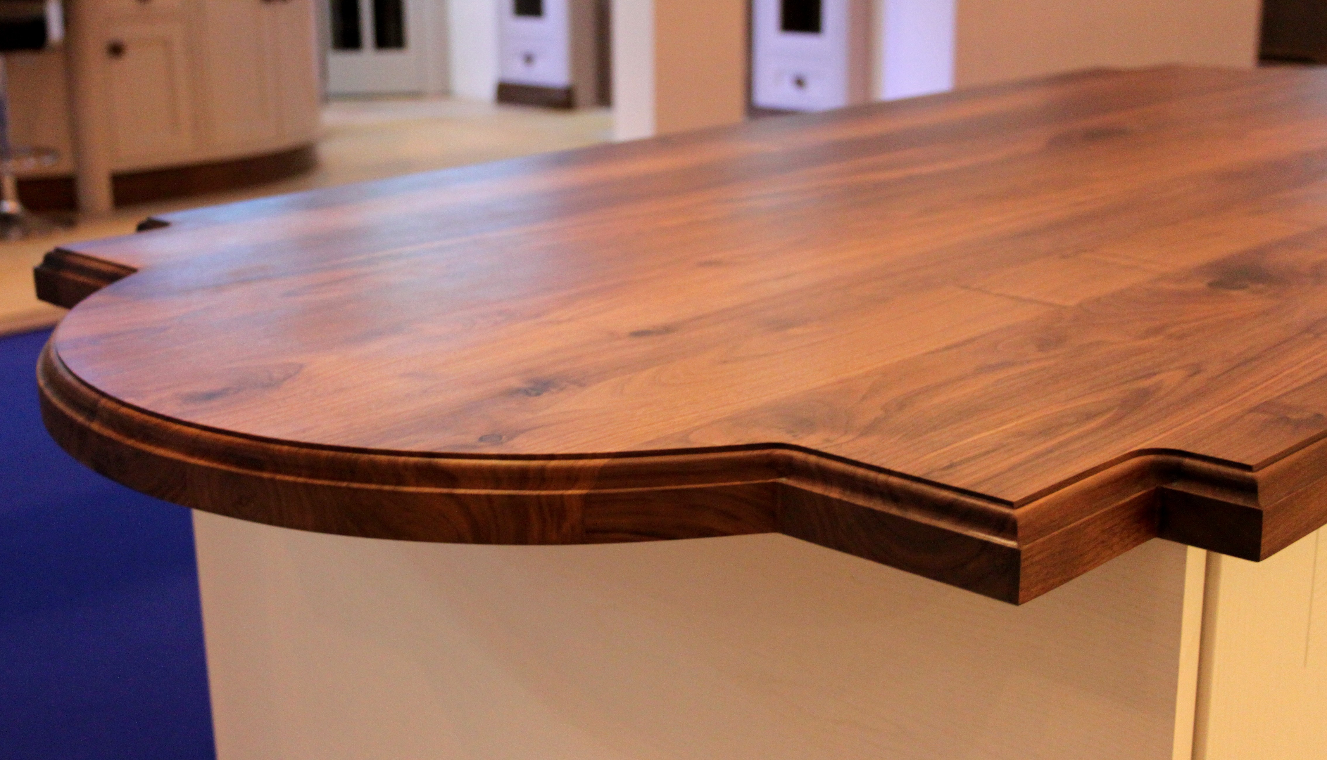 American Walnut Full Stave Worktops Top Worktops